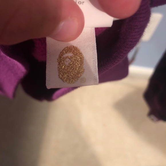 Bape Purple Camo Hoodie - Picture 5 of 5